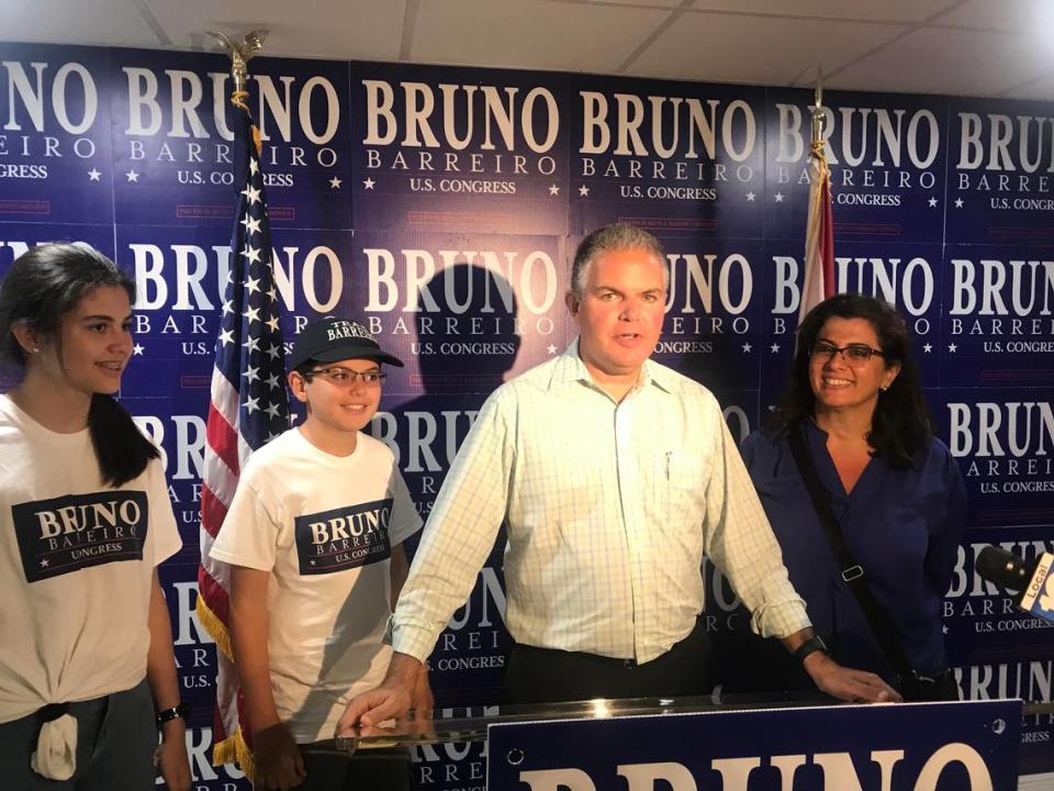Former Miami-Dade County Commissioner Bruno Barreiro concedes defeat in the 2018 GOP race to replace retiring Congresswoman Ileana Ros-Lehtinen.