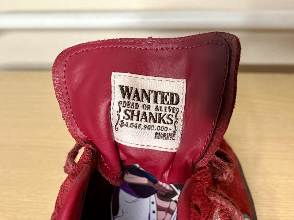 Puma One Piece Collaboration Shanks Wanted Poster