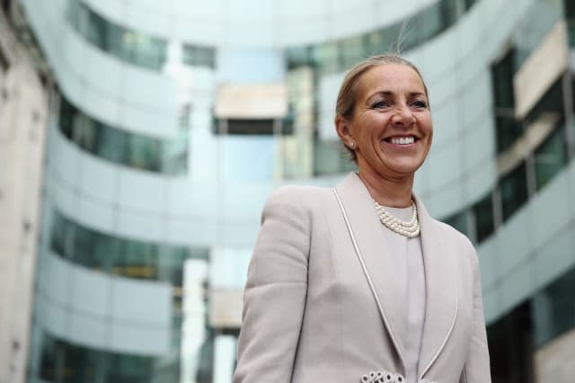 New BBC Trust Chairman Rona Fairhead Arrives For First Day At Work