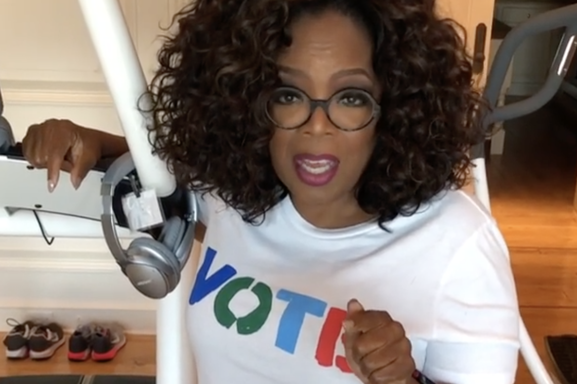 Oprah Winfrey responds to racist robocalls made in her name in Georgia on Tuesday, Nov. 6, 2018, in an Instagram video: Instagram / Oprah