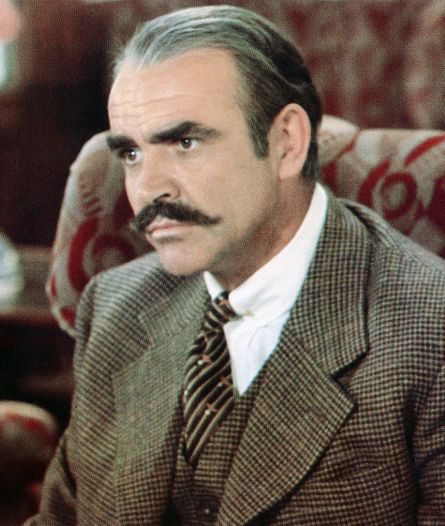 Mustache Gallery Sean Connery Murder on the orient express