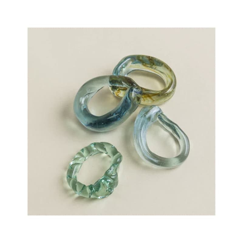 La Riccia Glass Napkin Ring