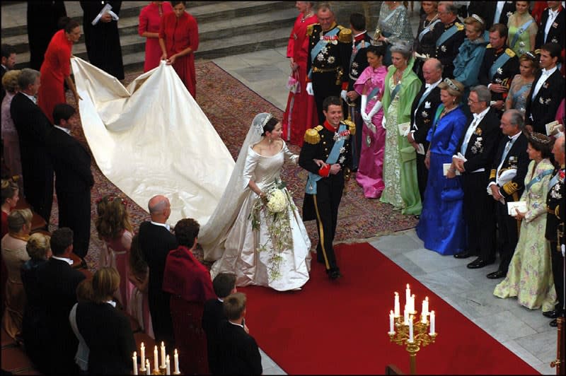 Federico y Mary de Dinamarca el día de su boda