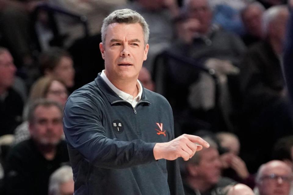 Tony Bennett is in his 14th season as Virginia’s head coach. The Cavaliers won the NCAA title in 2019.