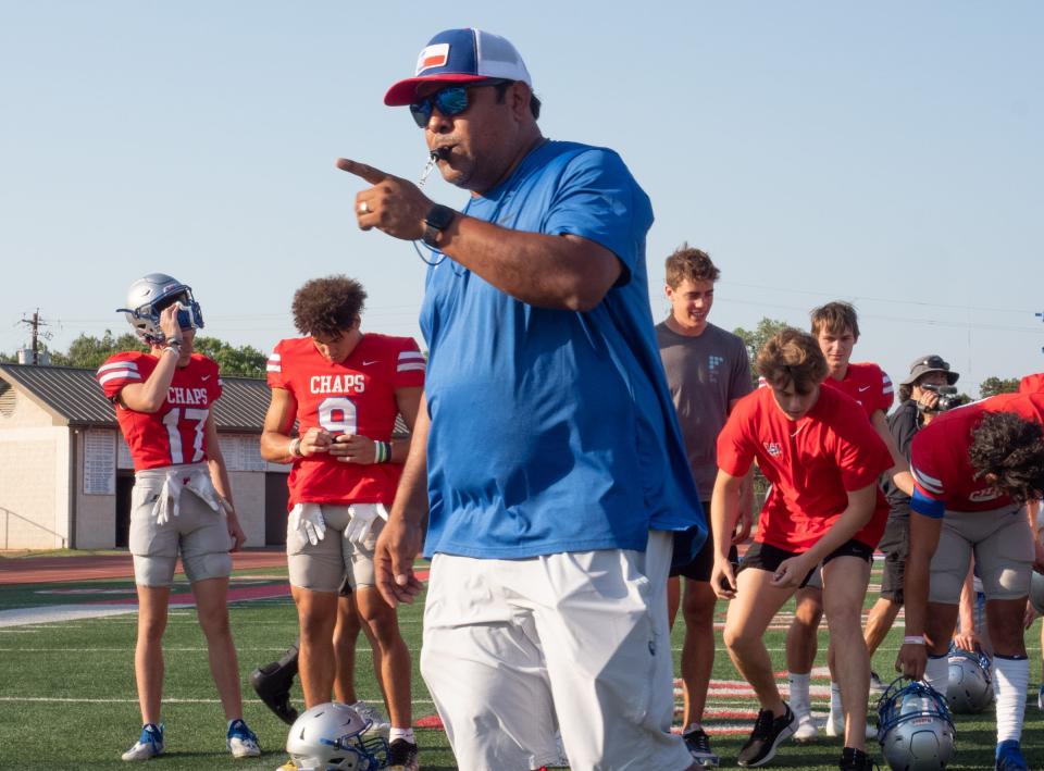 New head coach Tony Salazar leads the No. 1 team in Class 6A into Friday's opener against Fort Bend Ridge Point.