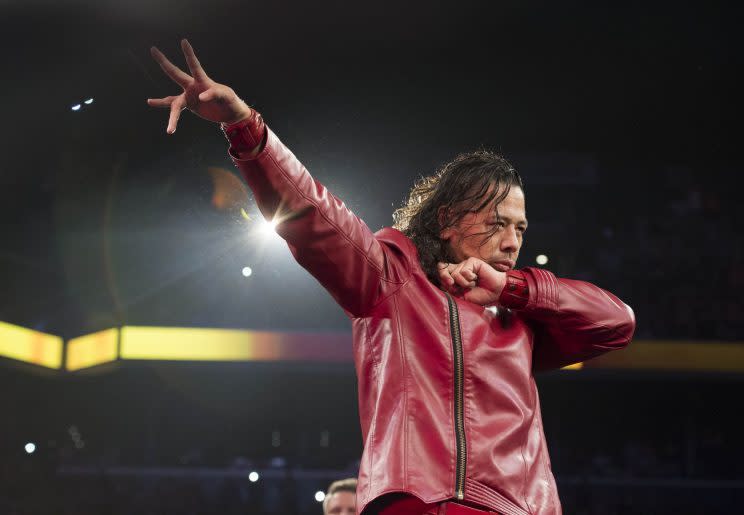 Shinsuke Nakamura has become one of the most popular wrestlers in the world during his career. (Photo courtesy of WWE)