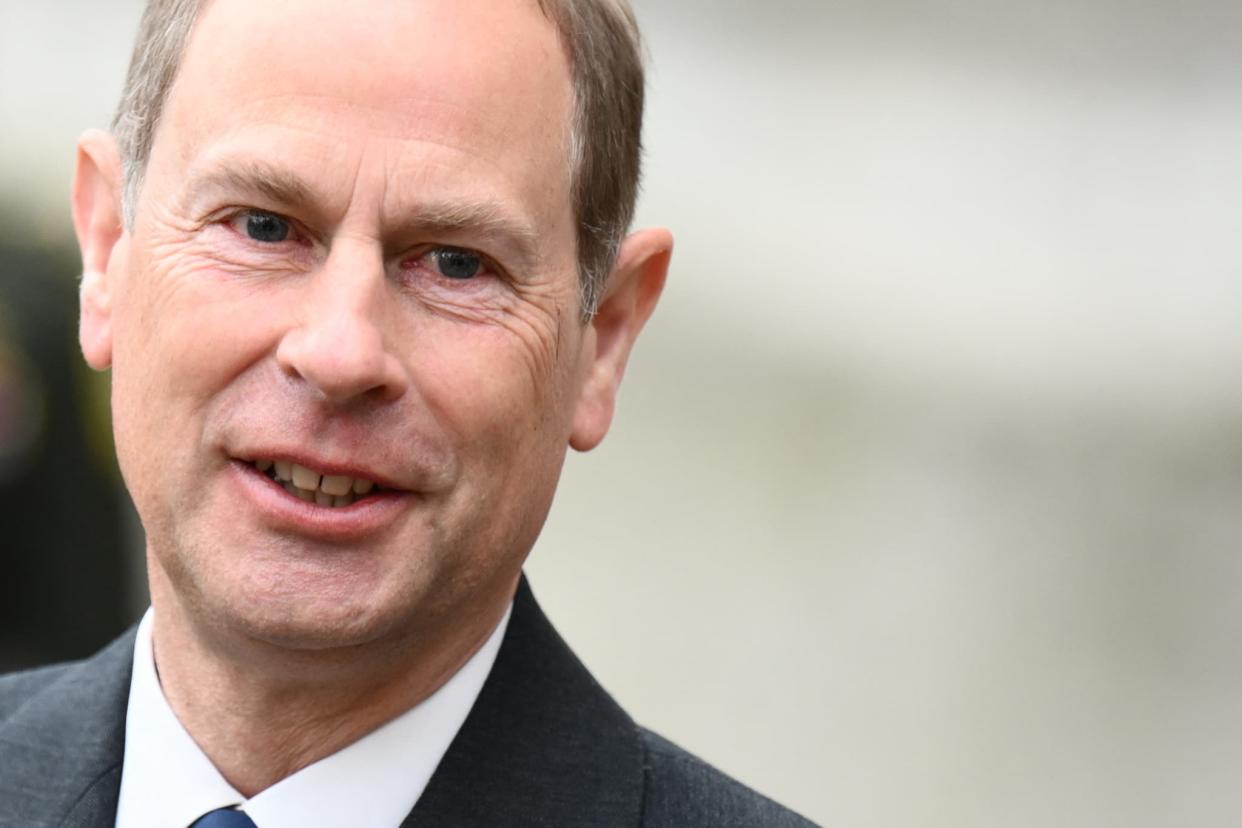 Le prince Edward à Londres en mars 2022 - Daniel Leal - AFP