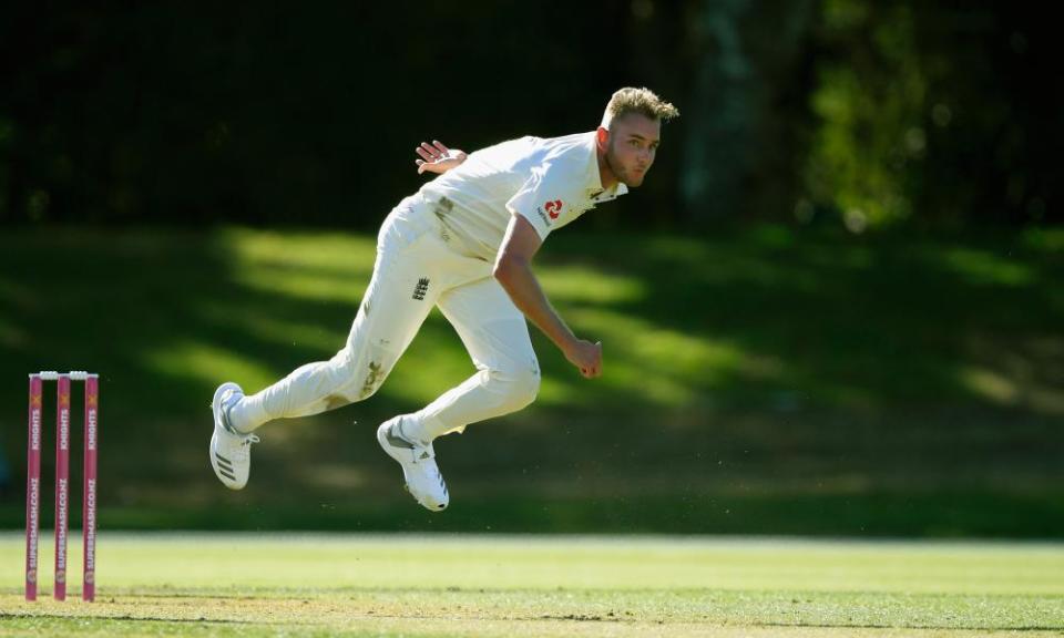 England bowler Stuart Broad