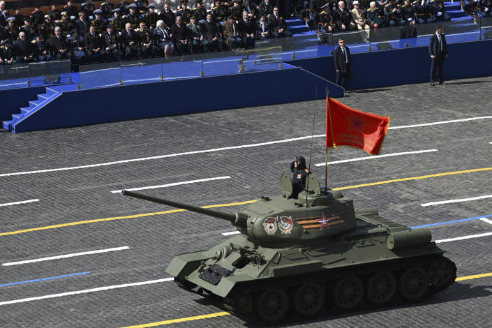 Russia Putin WWII Victory Day Parade (Grigory Sysoev / Sputnik via AP)