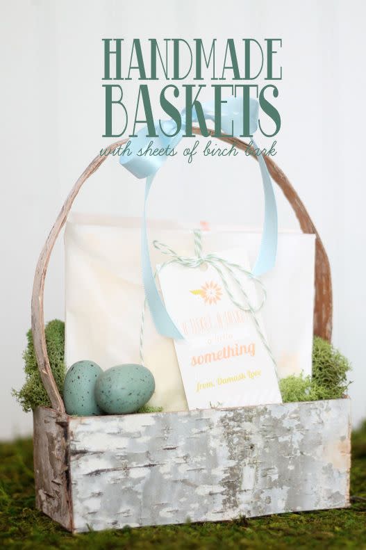 Birch Bark Easter Basket