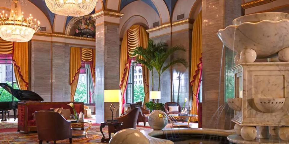 <p>The <a href="https://go.redirectingat.com?id=74968X1596630&url=https%3A%2F%2Fwww.tripadvisor.com%2FHotel_Review-g50207-d95212-Reviews-Renaissance_Cleveland_Hotel-Cleveland_Ohio.html&sref=https%3A%2F%2Fwww.redbookmag.com%2Fabout%2Fg34149750%2Fmost-historic-hotels%2F" rel="nofollow noopener" target="_blank" data-ylk="slk:Renaissance Cleveland;elm:context_link;itc:0;sec:content-canvas" class="link ">Renaissance Cleveland</a>, on Public Square, is one of the city's most iconic hotels. Built in 1918, the 15-story neoclassical building features vaulted ceilings, arched windows, and an elegant marble fountain in the lobby. Plus, its Grand Ballroom is still the largest in the city. </p>