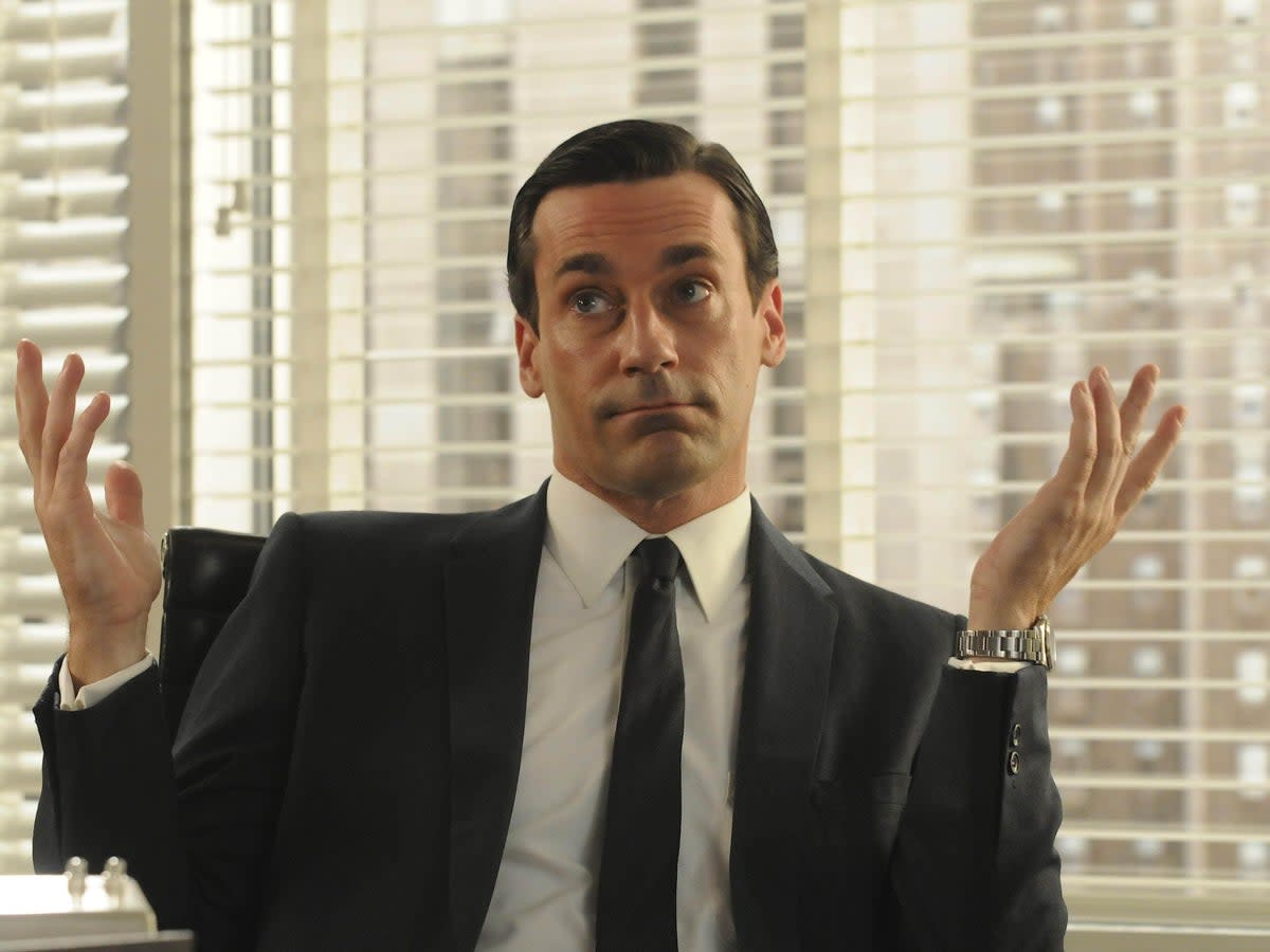 Self-destructive advertising maven Don Draper (Jon Hamm) is the lead character of ‘Mad Men' (AMC)