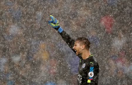 Football Soccer Britain - Leicester City v Swansea City - Premier League - King Power Stadium - 27/8/16 Leicester City's Ron-Robert Zieler Reuters / Darren Staples Livepic