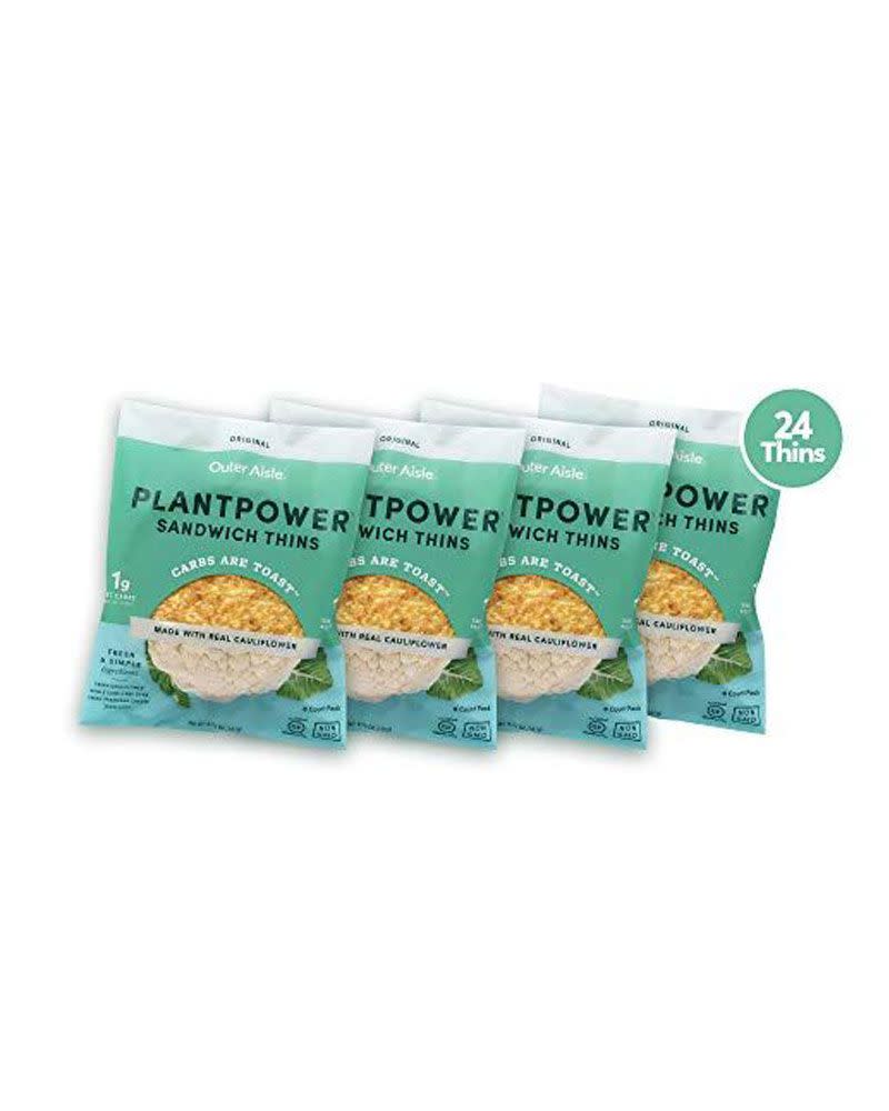 8) Outer Aisle Gourmet Cauliflower Sandwich Thins