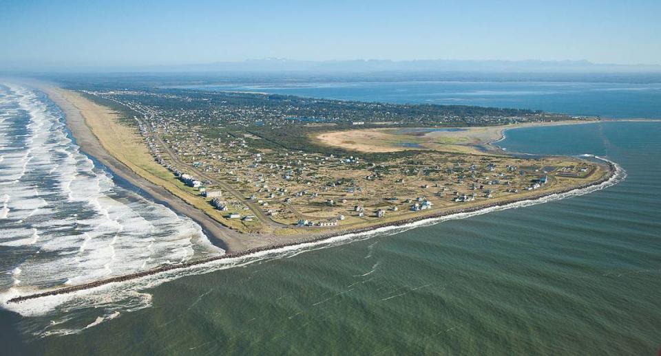 Vista de Ocean Shores, Washington.