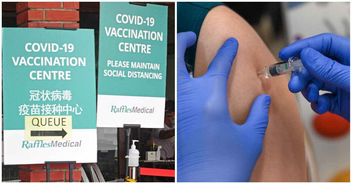 COVID-19 vaccination in Singapore. (PHOTOS: Getty Images)