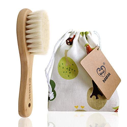 Wooden Baby Hairbrush for Newborns