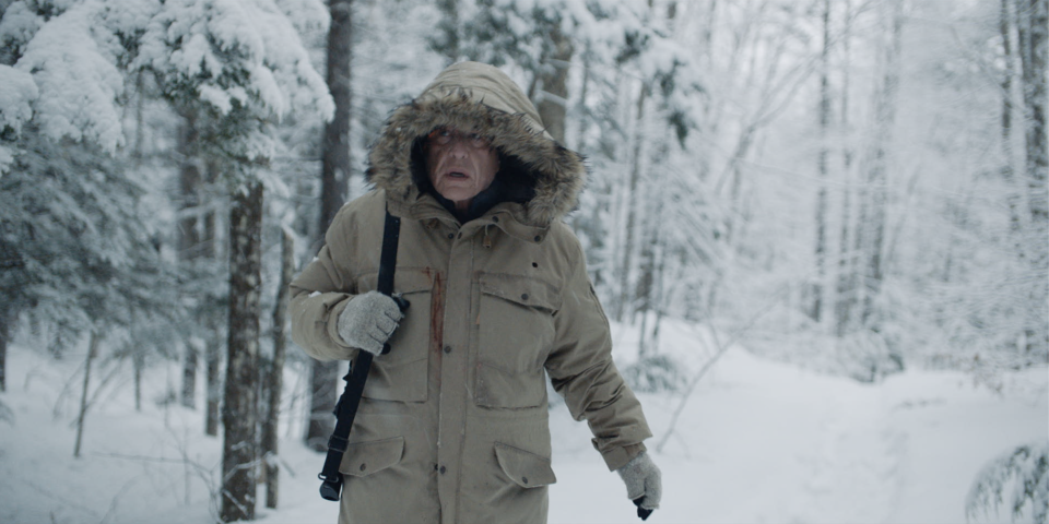 Tom Berenger is a Maine deer hunter on the run from violent thieves in "Blood and Money."