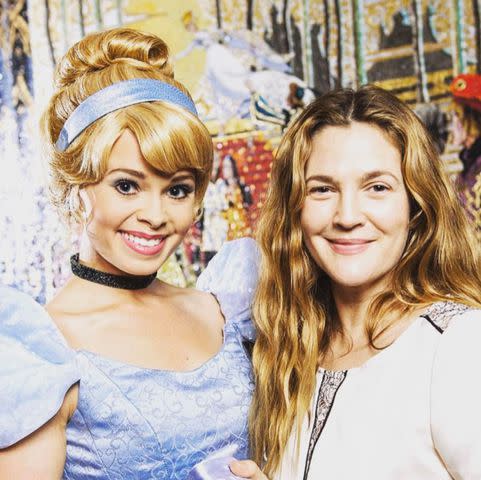 Drew Barrymore Instagram Drew Barrymore and Cinderella