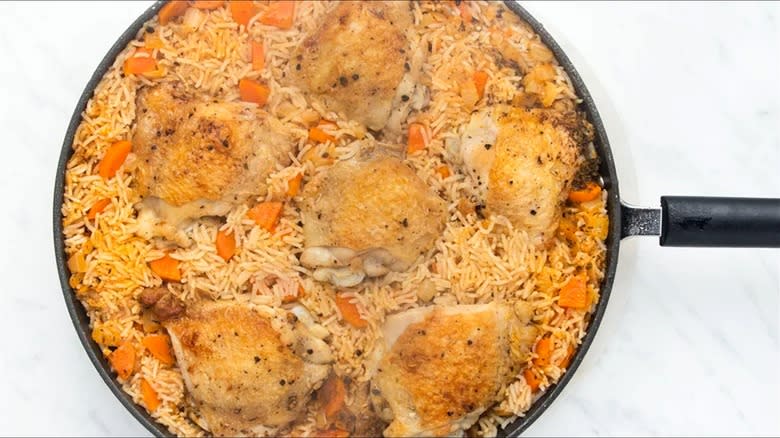 1-Pot chicken and rice