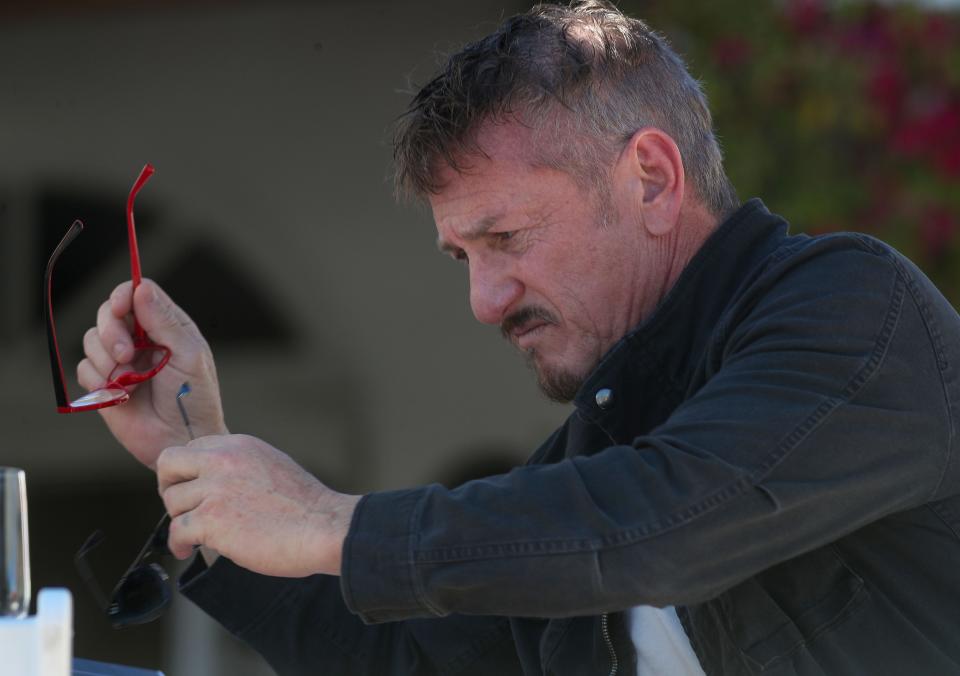 Sean Penn was spotted in the crowd at the Desert Smash charity celebrity event at La Quinta Resort in La Quinta, Calif., March 7, 2023.