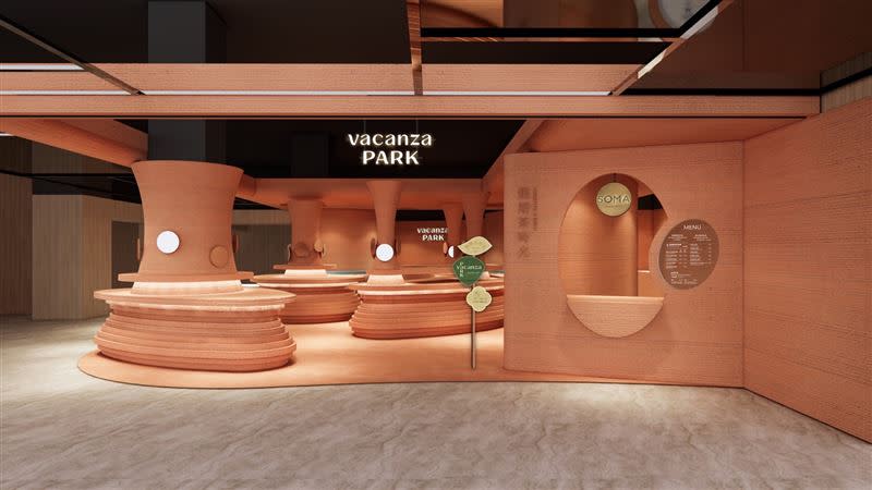 vacanza首家永續概念店「vacanza park」5月1日於京站開幕！結合假期茶時光及耳夾專門所打造全台最美飾品複合店。（圖／品牌業者提供）