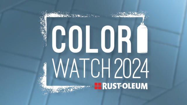 Rust-Oleum Presents Satin French Blue as its 2024 Spray Paint