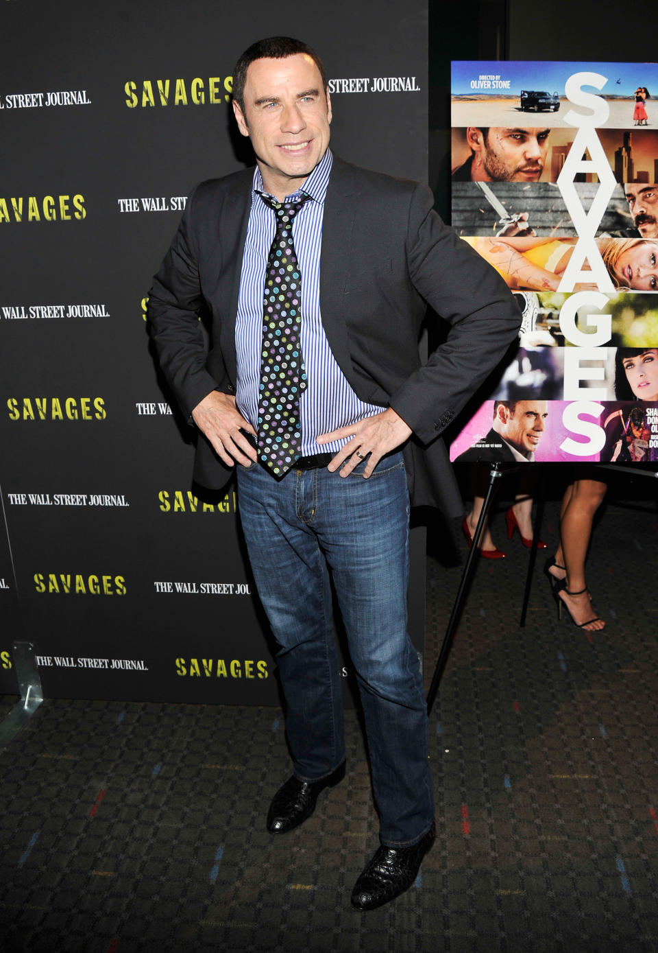 NEW YORK, NY - JUNE 27: Actor John Travolta attends the "Savages" New York premiere at SVA Theater on June 27, 2012 in New York City. (Photo by Stephen Lovekin/Getty Images)