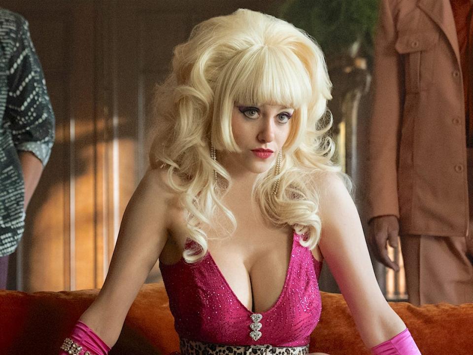 Emmy Rossum as Angelyne in "Angelyne."