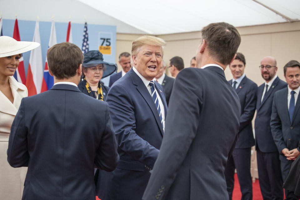 Mr Hunt and Mr Trump chatted several times during the US president's state visit (Picture; PA)