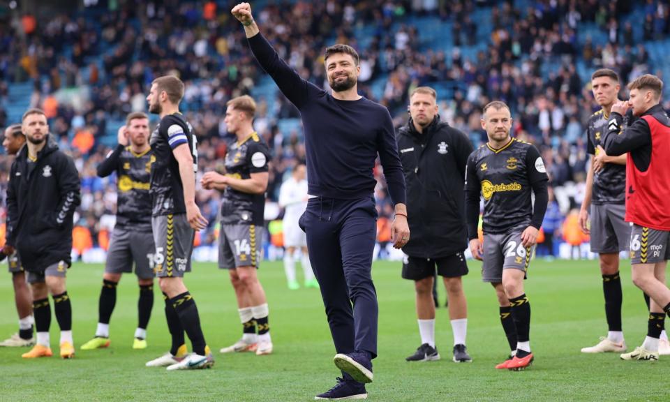 <span>Russell Martin has endured sleepless nights on the job but hopes the pressure pays off at Wembley on Sunday.</span><span>Photograph: MI News/NurPhoto/Shutterstock</span>