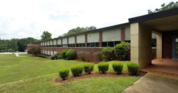 This is the former Mary H. Wright Elementary School  located on Caulder Avenue.