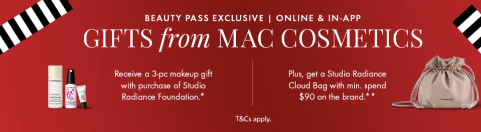 Gifts from MAC Cosmetics is ongoing until 15 November. Click to shop now. PHOTO: Sephora