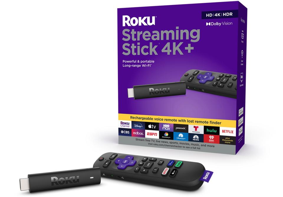 Roku's latest Streaming Stick 4K+ has improved speeds and Wifi capabilities. (Image: Roku)