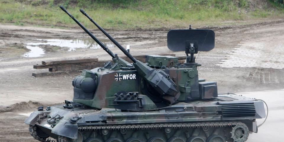 A Gepard tank
