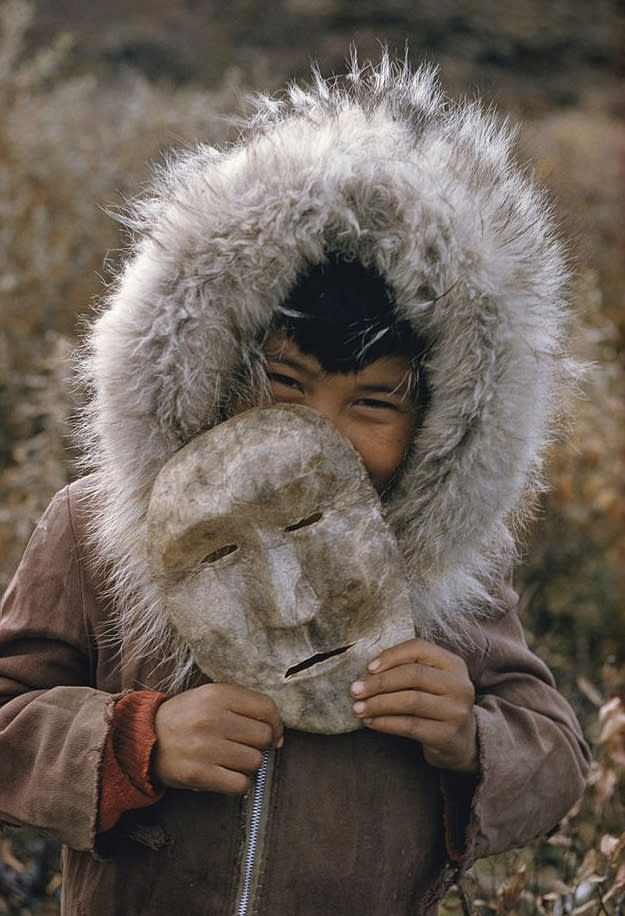 A Nunamiut boy, Anaktuvuk Pass, Alaska