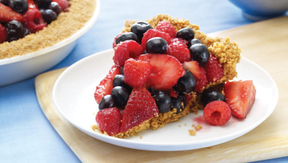 <p>Mark Thomas</p><p>This pie screams summertime cookout.</p><p><strong>Get the recipe: <a href="https://parade.com/28883/dash/easy-berry-pie/" rel="nofollow noopener" target="_blank" data-ylk="slk:Easy Berry Pie;elm:context_link;itc:0;sec:content-canvas" class="link ">Easy Berry Pie</a></strong></p>