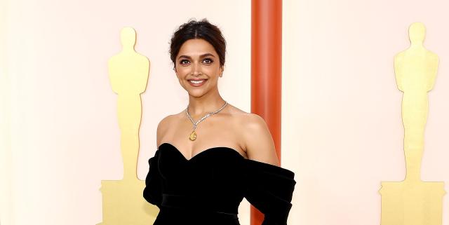 Deepika Padukone Makes Her Oscars Debut in Black Louis Vuitton