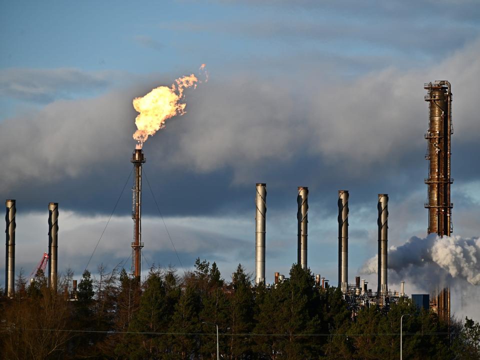 Exxon Mobil's Fife Ethylene Plant in Cowdenbeath, Scotland