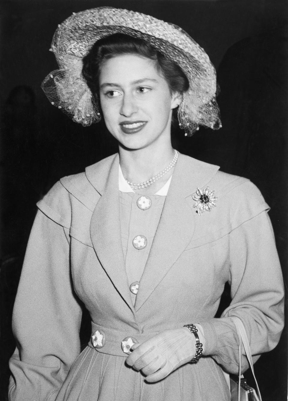 Princess Margaret in her early 20s.