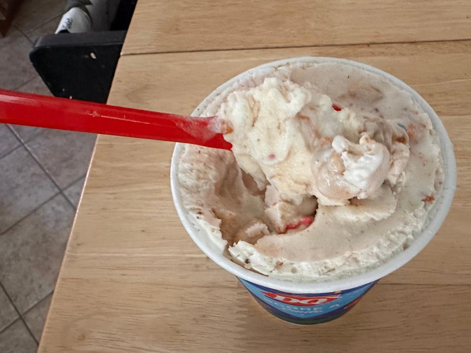 Picnic Peach Cobbler Blizzard