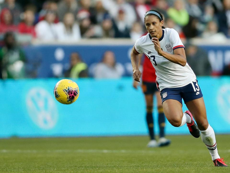 US women's soccer star Lynn Williams said learning to 'fail big' helped