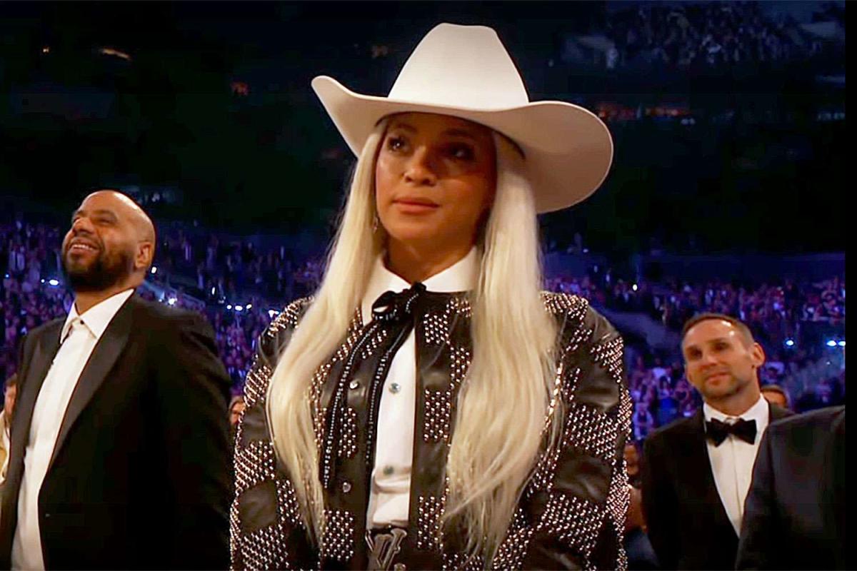 Beyoncé Gives Renaissance Energy in Cowboy Hat and Studded Skirt