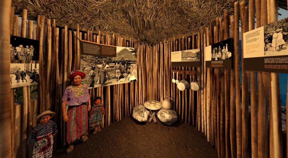 As shown in an Exhibit Concepts artist's rendering, Blessed Stanley Rother's life in Guatemala will be the focus of some areas of the museum at the Blessed Stanley Rother Shrine.