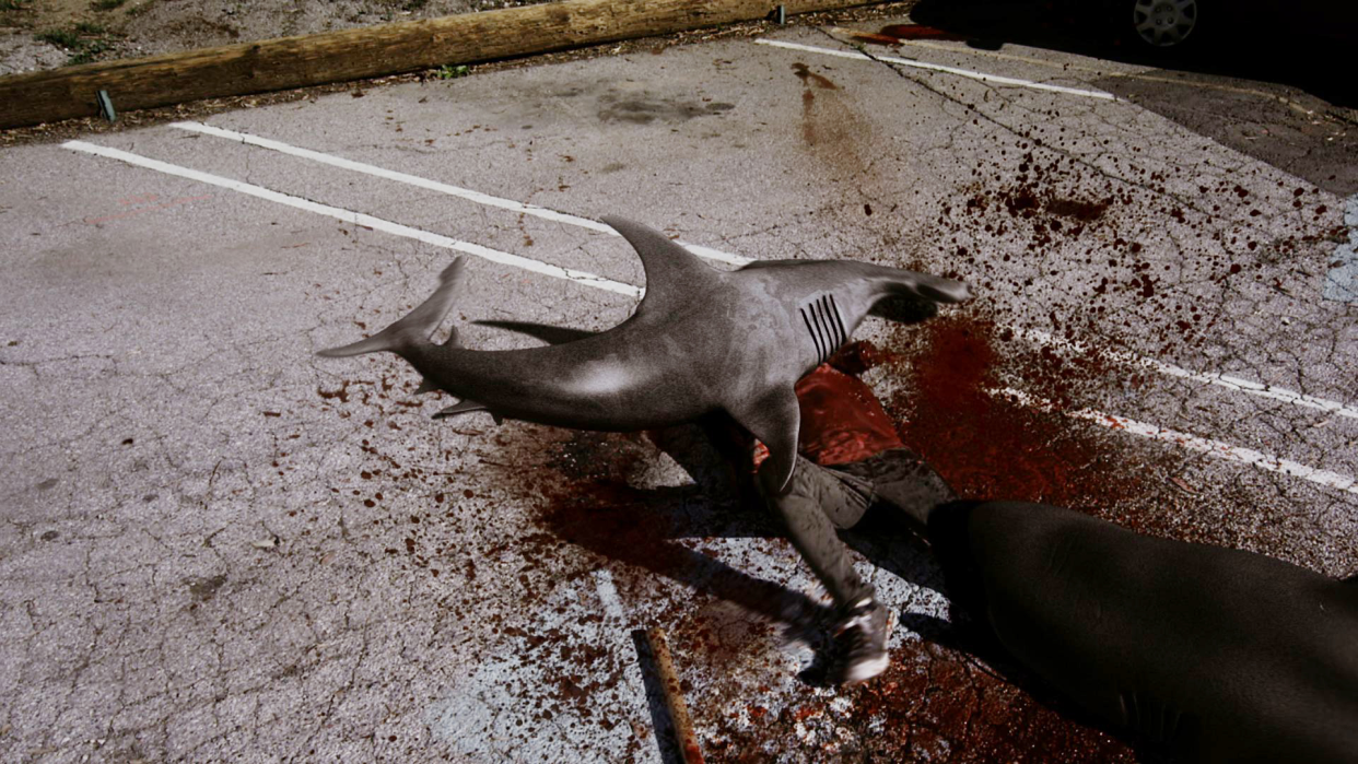 One of the grisly shark kills in the original Sharknado. (Photo: Everett Collection)