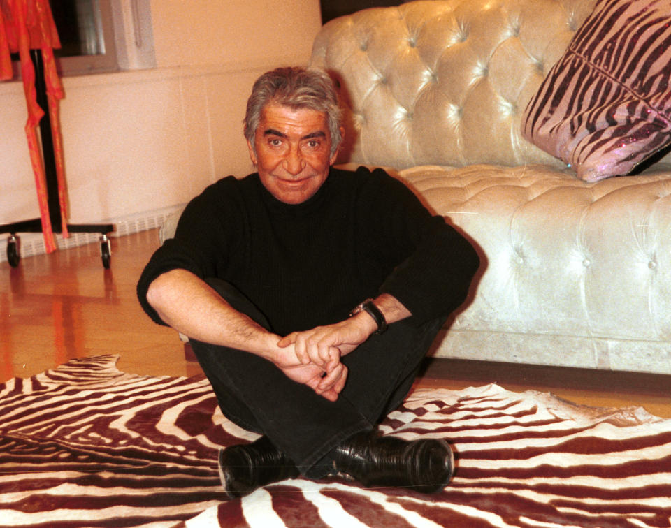 Roberto Cavalli in seinem Showroom in New York