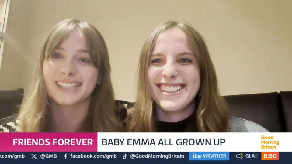 The twins who starred as baby Emma in Friends mark 30 years since the sitcom began.