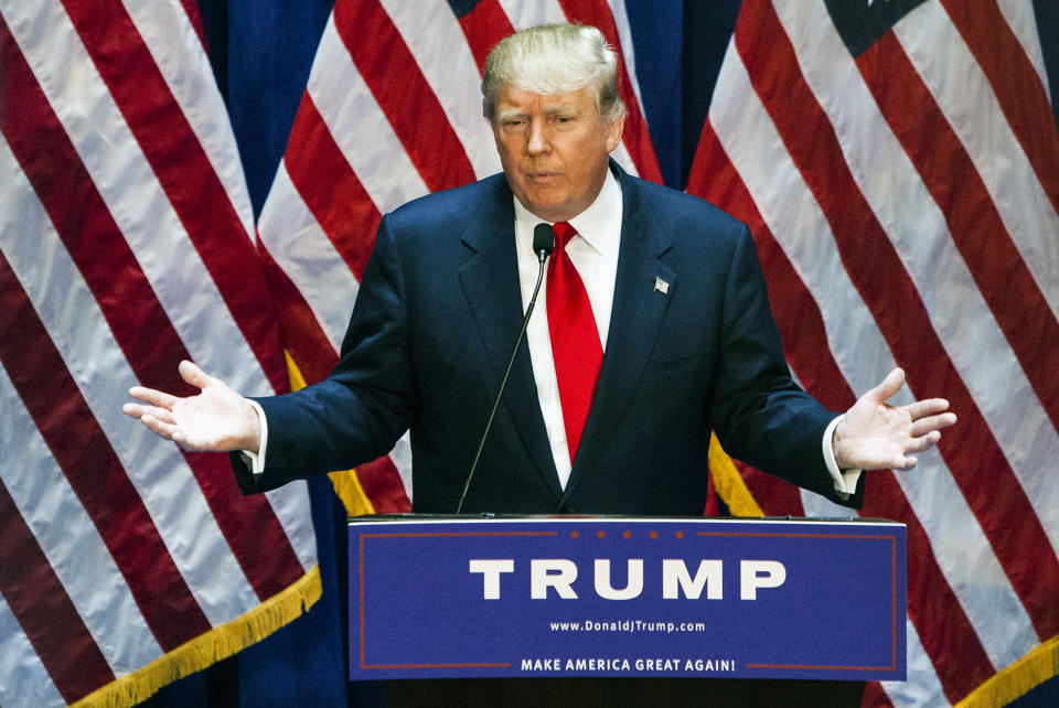 Donald Trump Podium