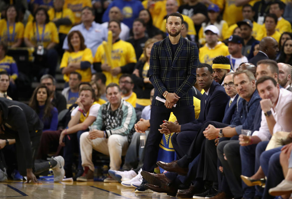 Steph Curry inked a deal with Sony Pictures Entertainment on Monday to help launch his production company, Unanimous Media. (Getty Images)