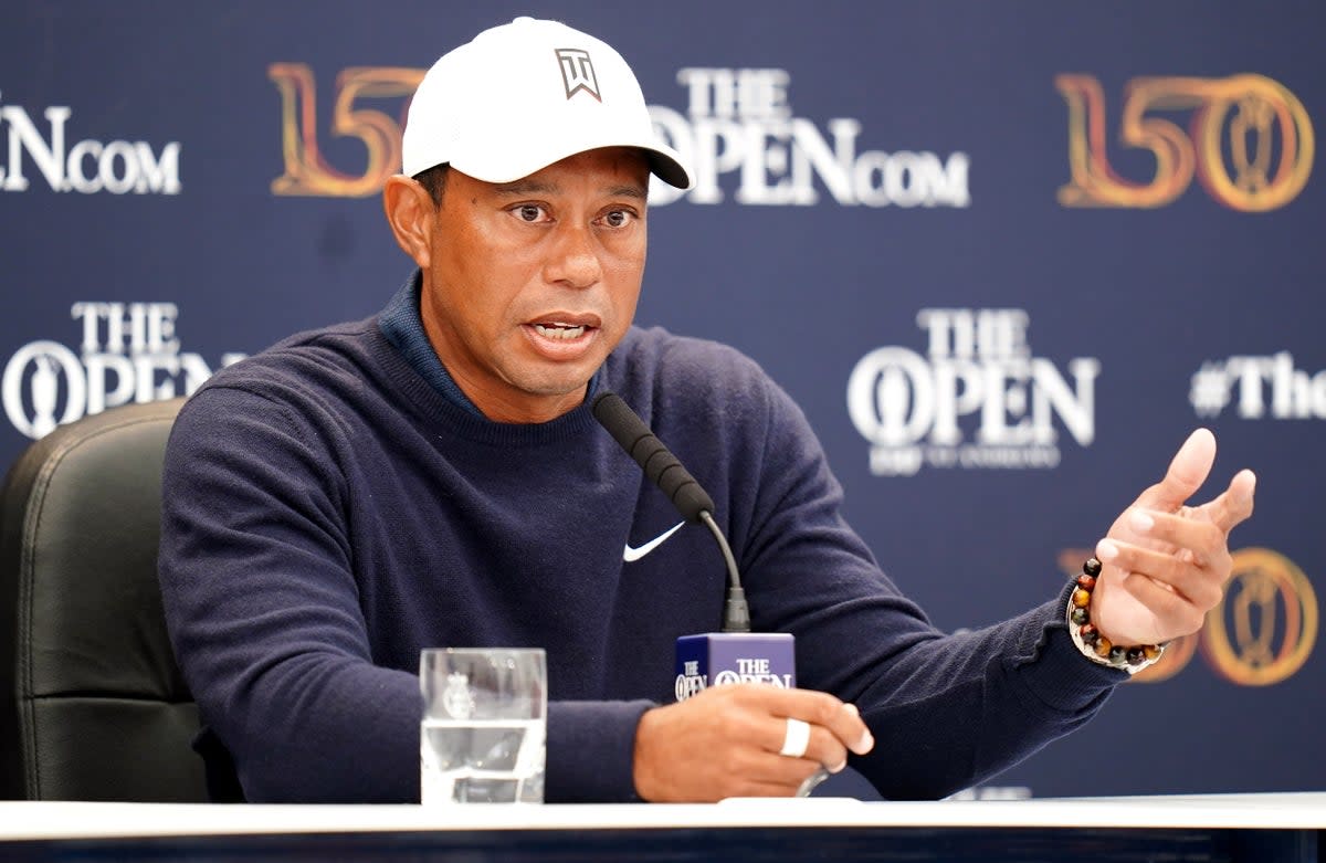 Tiger Woods believes young players are not benefiting themselves in the long term by joining LIV Golf (Jane Barlow/PA) (PA Archive)